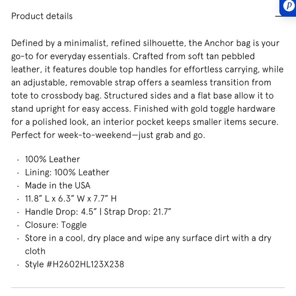 Veronica Beard Anchor Bag. BNWT - Picture 8 of 8